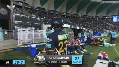 M21: LSG vs GT – Sai Sudharsan Wicket