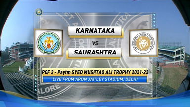 Syed Mushtaq Ali Trophy 2021-22 Pre QF2, Karnataka vs Saurashtra: Match Highlights
