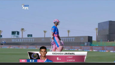 M36: DC vs RR – Yashasvi Jaiswal Wicket