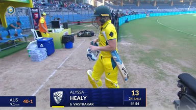 IND-W vs AUS-W 2023-24, 2nd ODI: Alyssa Healy Wicket