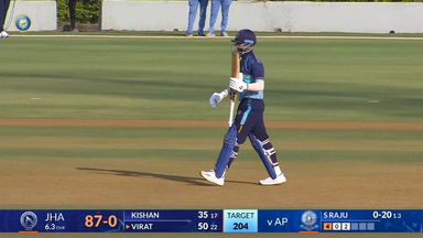 SMAT 2025, Andhra vs Jharkhand: Virat Singh provides solid start with 77(40)