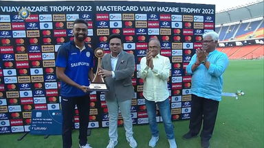 Vijay Hazare Trophy 2022 Final,  Saurashtra VS Maharashtra : Match Presentation
