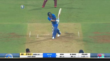 IND vs WI 2019, 3rd T20I: Virat Kohli Six