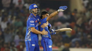 Tilak Varma finishes it off in style with scintillating cameo of 26*(10)