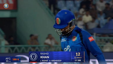 IND vs AFG 2026, 2nd ODI: Rashid Khan Wicket