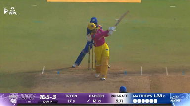 Six: Match 10, UP Warriorz vs Mumbai Indians, WPL 2026: Harleen Deol Six
