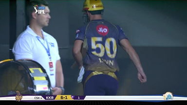 M23: CSK vs KKR – Chris Lynn Wicket