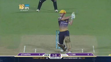 Eliminator: SRH vs KKR – Chris Lynn Six