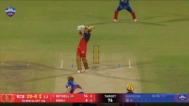 IPL 2026 M39: DC vs RCB - Jacob Bethell Six