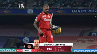 M64: PBKS vs DC – Shikhar Dhawan Wicket
