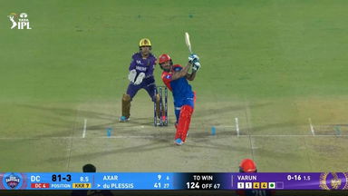 IPL 2025 M48: DC vs KKR - Faf Du Plessis Six
