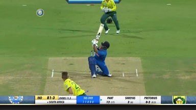 IND vs SA 2019, 3rd T20I: Rishabh Pant Six