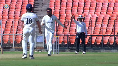 Ranji Trophy 2025-26, Gujarat vs Assam: Rahul Singh's excellent spell of 4/93