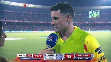 M49: DD vs CSK – Michael Hussey Interview