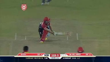 M39: KXIP vs RCB – AB de Villiers Six