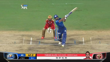 M17: PBKS vs MI – Rohit Sharma Six