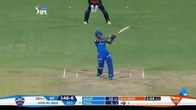 M30: SRH vs DC – Keemo Paul Six