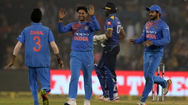 IND vs SL 2017, 1st T20I: Fall of wickets