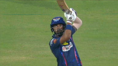 M11: LSG vs PBKS – K L Rahul Six