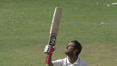 Ind vs NZ, 2012 - 1st Test, Hyderabad: Cheteshwar Pujara's 159