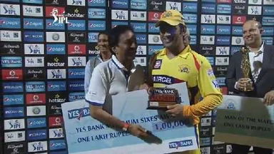 M2: CSK vs DD – Yes Bank Maximum Sixes