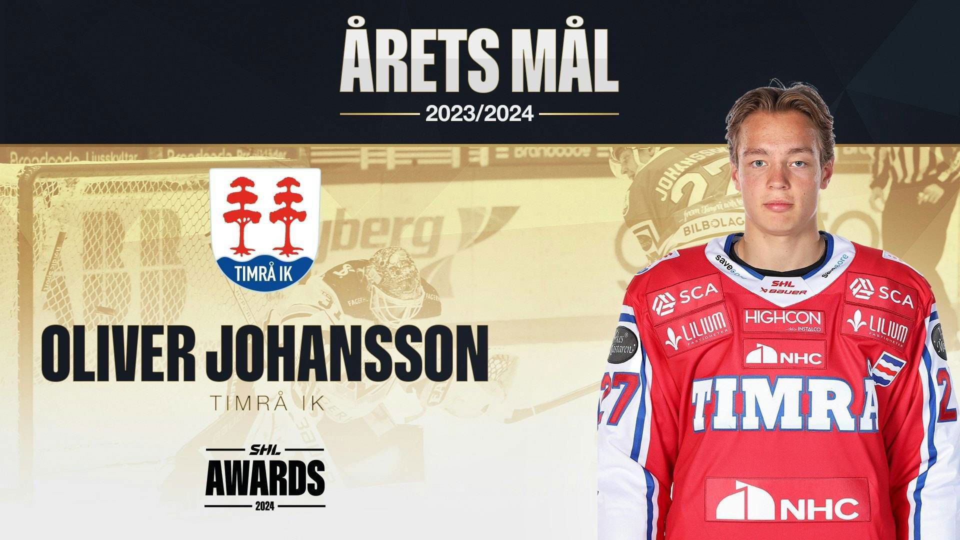 Oliver Johansson vinnare i Årets Mål 2023/24!