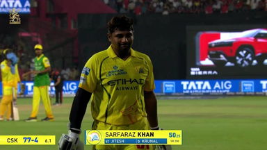 IPL 2026 M11: RCB vs CSK - Fall of Wickets