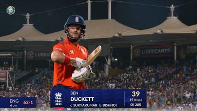 IND vs ENG 2025, 4th T20I: Ben Duckett Wicket