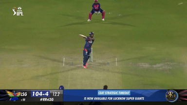 M04: RR vs LSG – Nicholas Pooran Six
