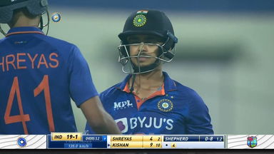 4 x 3 - Ishan Kishan's triple treat in an over