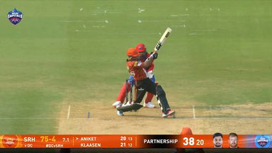 IPL 2025 M10: DC vs SRH - Aniket Verma Six
