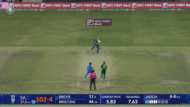 IND vs SA 2025, 1st ODI: Dewald Brevis Six