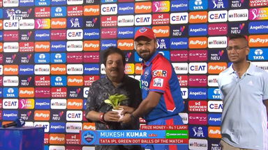 IPL 2025 M66: PBKS vs DC - TATA IPL Green Dot Balls of the Match - Mukesh Kumar
