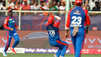 Brilliant catch running backwards ft. Vipraj Nigam