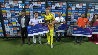 M56: CSK vs KXIP – VIVO perfect catch of the match – Sam Billings