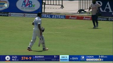 IND vs BAN 2024, 1ST Test: Ravichandran Ashwin Wicket