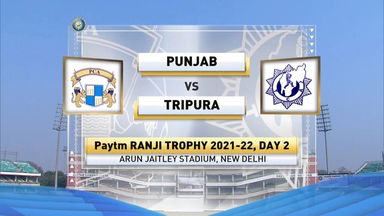 Ranji Trophy 2021-22, Punjab v Tripura, Day 2: Match Highlights