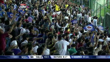 M19: SCO vs MI –  Ambati Rayudu Six