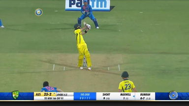 IND vs AUS 2019, 2nd T20I: Glenn Maxwell Six