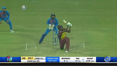 IND vs WI 2018, 2nd T20I: Keemo Paul Six