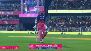 IPL 2026 M16: RR vs RCB - Yashasvi Jaiswal Wicket