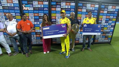 M56: CSK vs KXIP – Star Plus nayi soch award – MS Dhoni