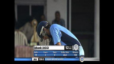 Jha v Guj, Vijay Hazare Trophy 2011 Finals: I Jaggi's 58