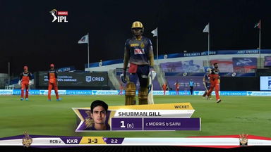 M39: KKR vs RCB – Shubman Gill Wicket
