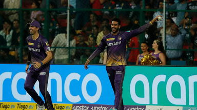 Sensational catch: Venkatesh Iyer sends back Kohli