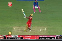 M32: PBKS vs RR – Nicholas Pooran Six