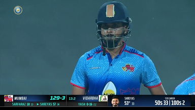 Syed Mushtaq Ali Trophy 2022 SF2 : 6,4,4,4 - Shreyas Iyer goes big against Yash Thakur