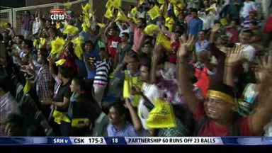 M10: CSK vs SRH –  MS Dhoni Six