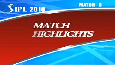 IPL 2010 Match 8 Highlights KKR vs CSK