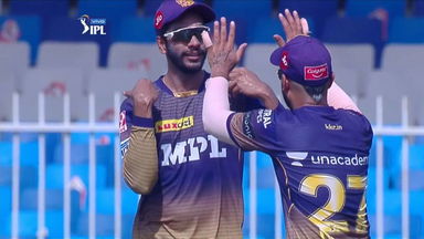 M41: KKR vs DC  – Fall of Wickets